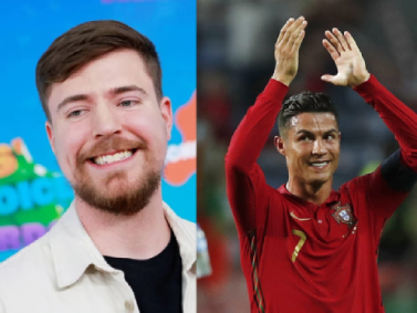 Cristiano Ronaldo and MrBeast team up